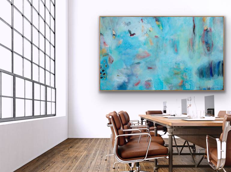 Original Abstract Expressionism Abstract Painting by Debbie Dicker