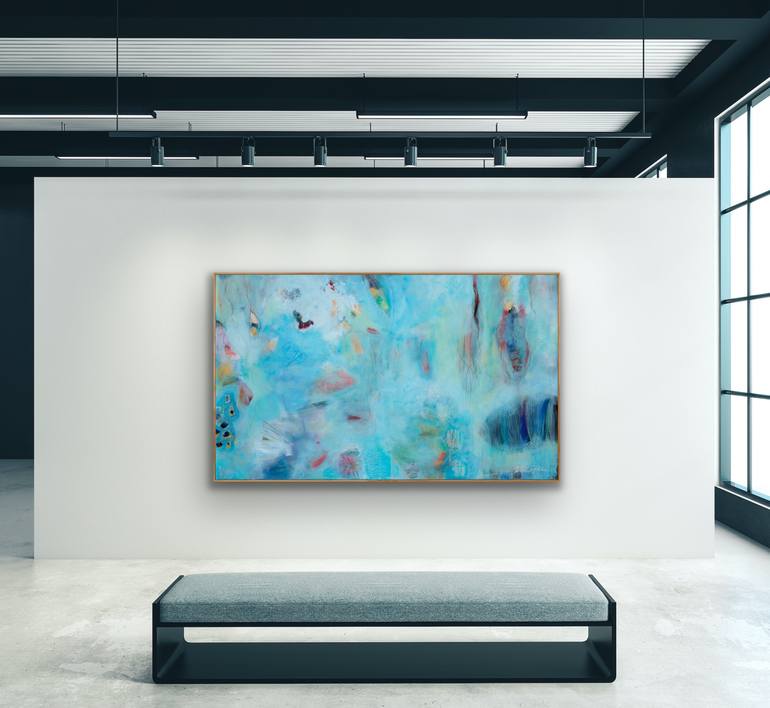 Original Abstract Expressionism Abstract Painting by Debbie Dicker