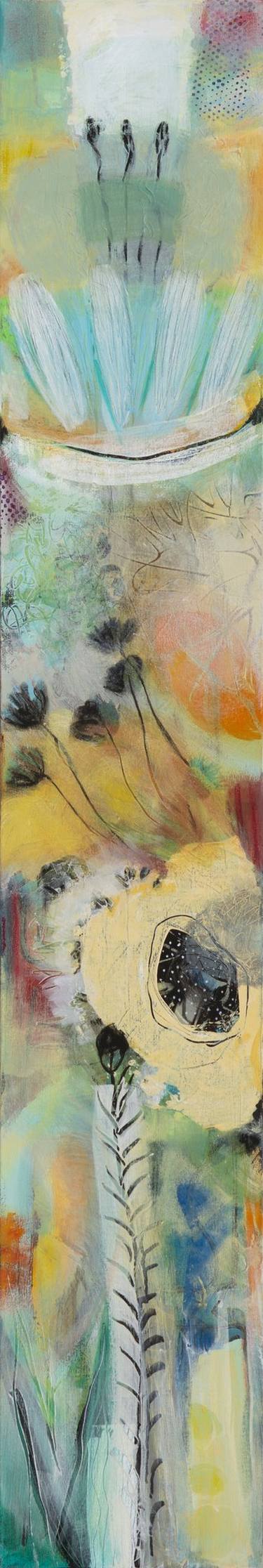 Original Fine Art Abstract Paintings by Debbie Dicker