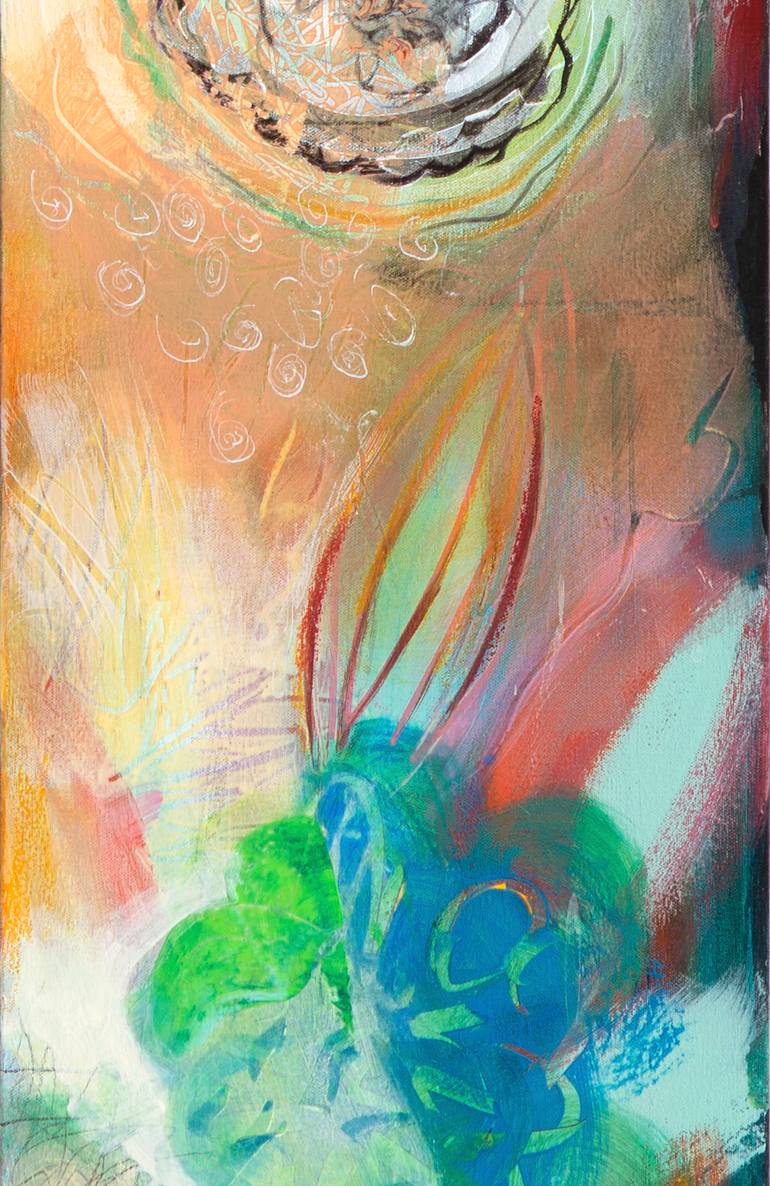 Original Abstract Expressionism Abstract Painting by Debbie Dicker