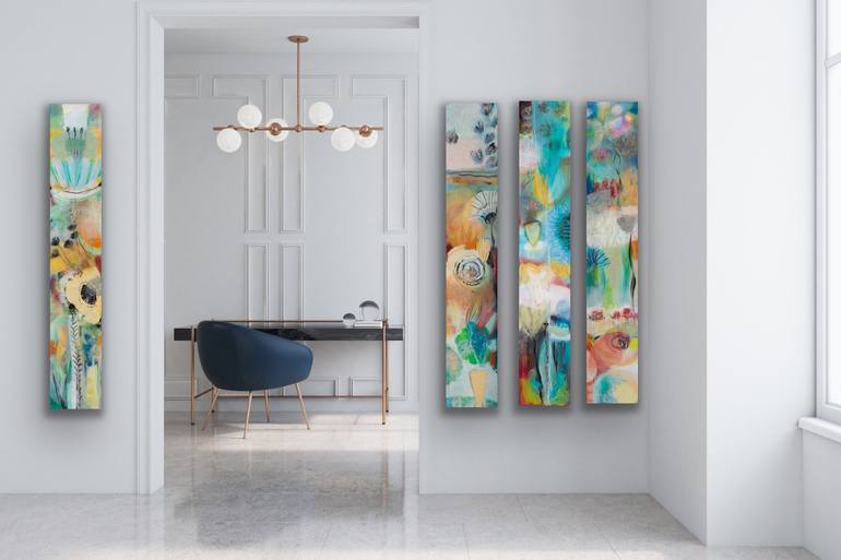 Original Abstract Expressionism Abstract Painting by Debbie Dicker