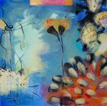 Original Abstract Expressionism Abstract Paintings by Debbie Dicker