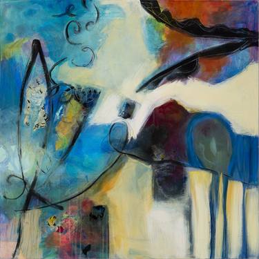 Original Abstract Expressionism Abstract Paintings by Debbie Dicker