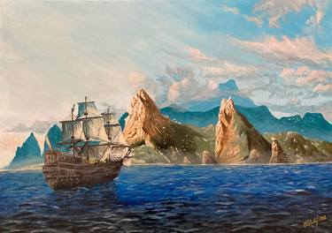 Original Modern Seascape Paintings by Pavol Zlatovský