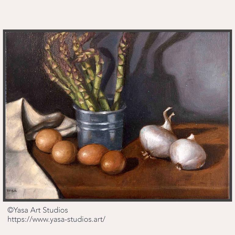 Original Contemporary Still Life Painting by Yasa Mt