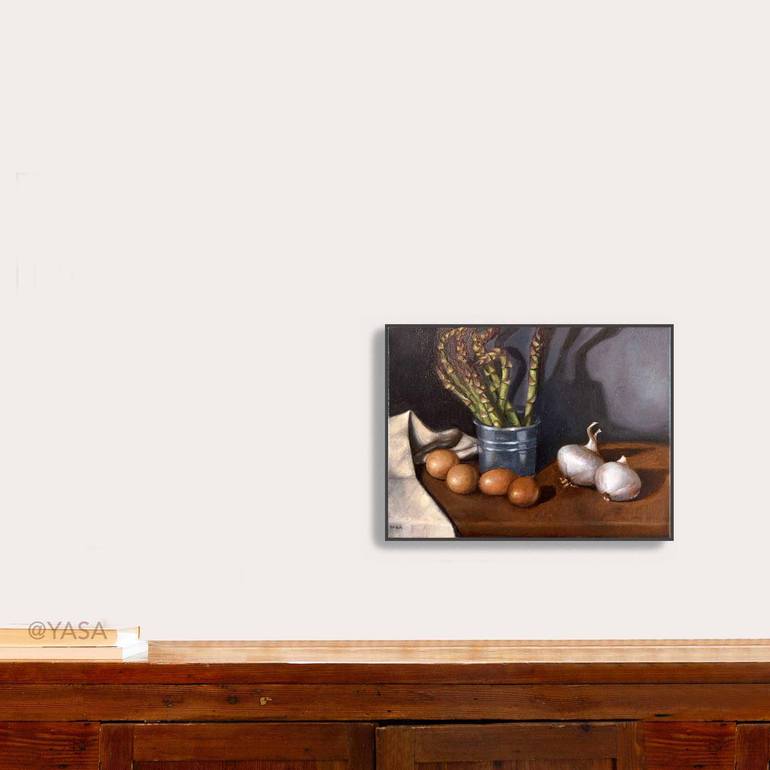 Original Contemporary Still Life Painting by Yasa Mt