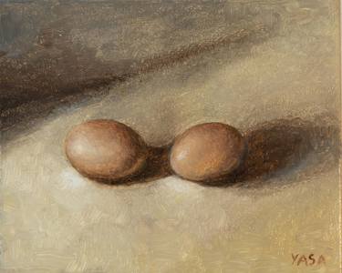 Still life with eggs. thumb