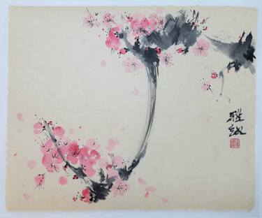 Original Fine Art Floral Paintings by Yasa MT