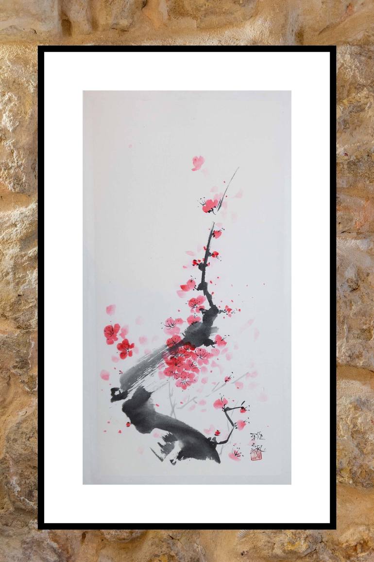 Original Floral Painting by Yasa MT