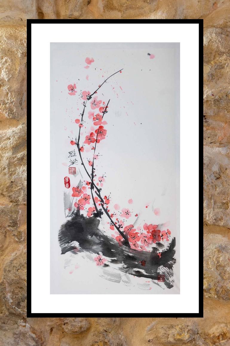 Original Fine Art Floral Painting by Yasa MT