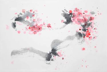 Original Abstract Floral Paintings by Yasa MT