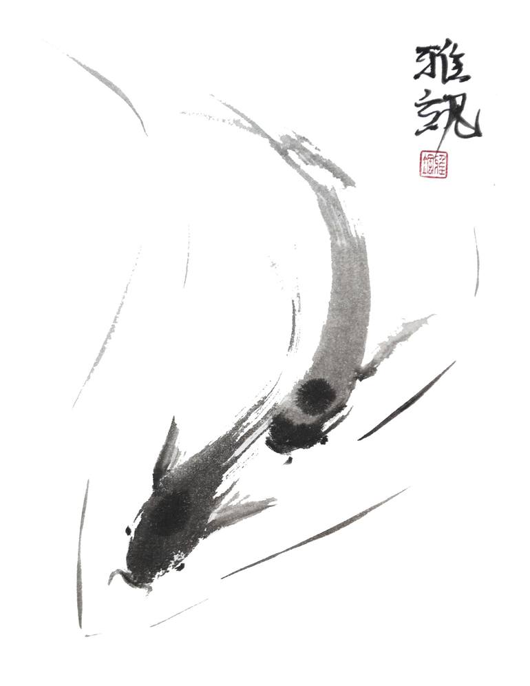 Print of Minimalism Animal Paintings by Yasa Mt