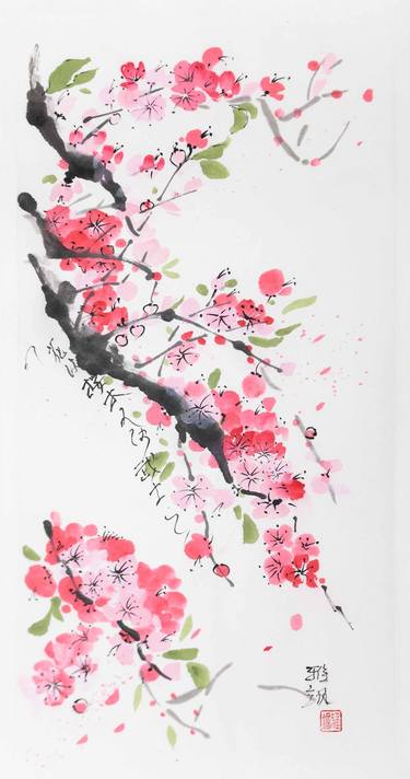 Original Floral Paintings by Yasa MT