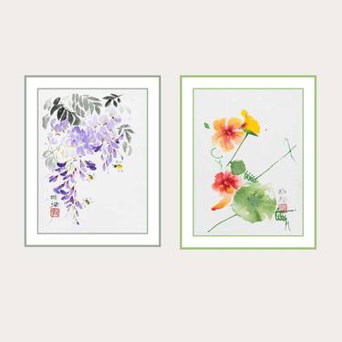 Original Floral Paintings by Yasa MT