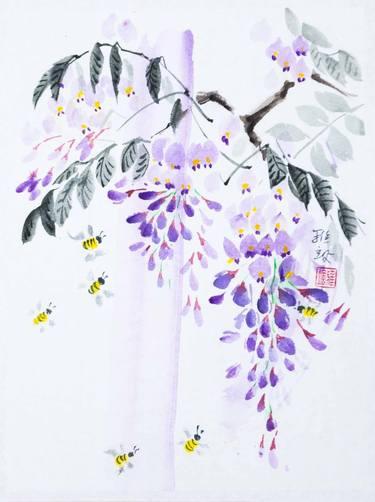 Original Floral Paintings by Yasa MT