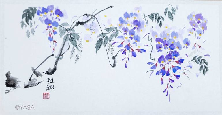 Original Impressionism Floral Paintings by Yasa Mt