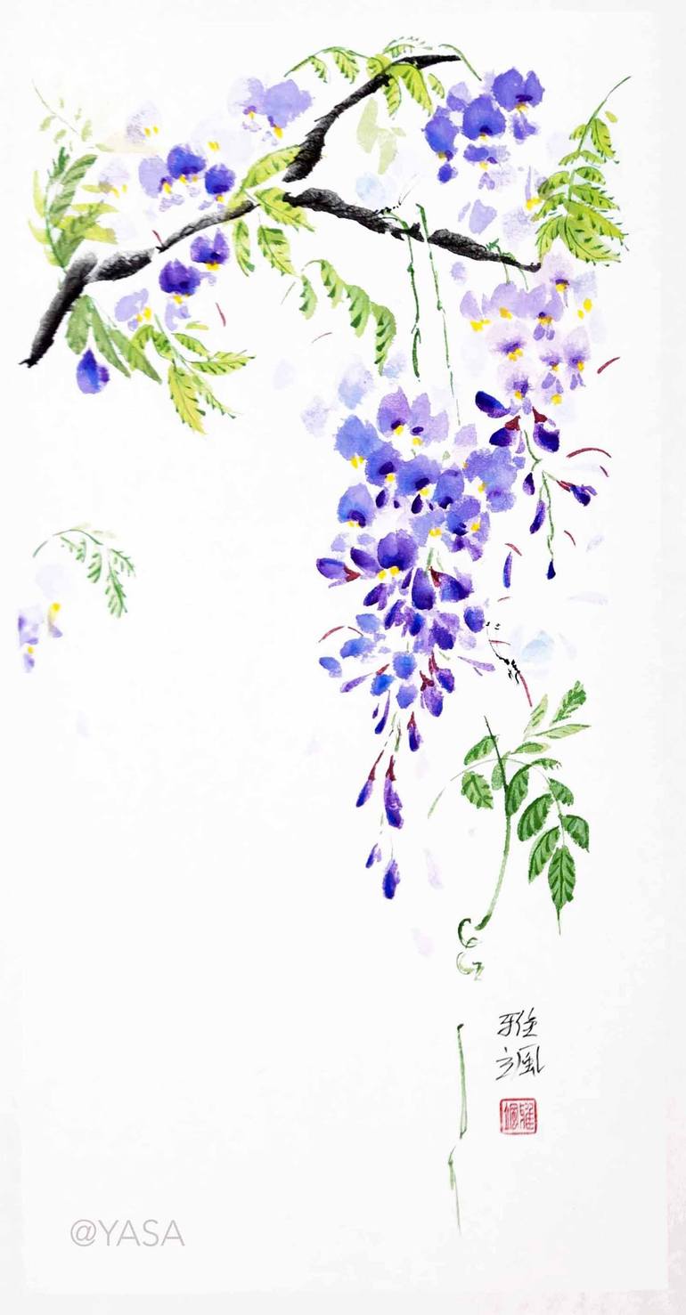 Original Impressionism Floral Paintings by Yasa Mt
