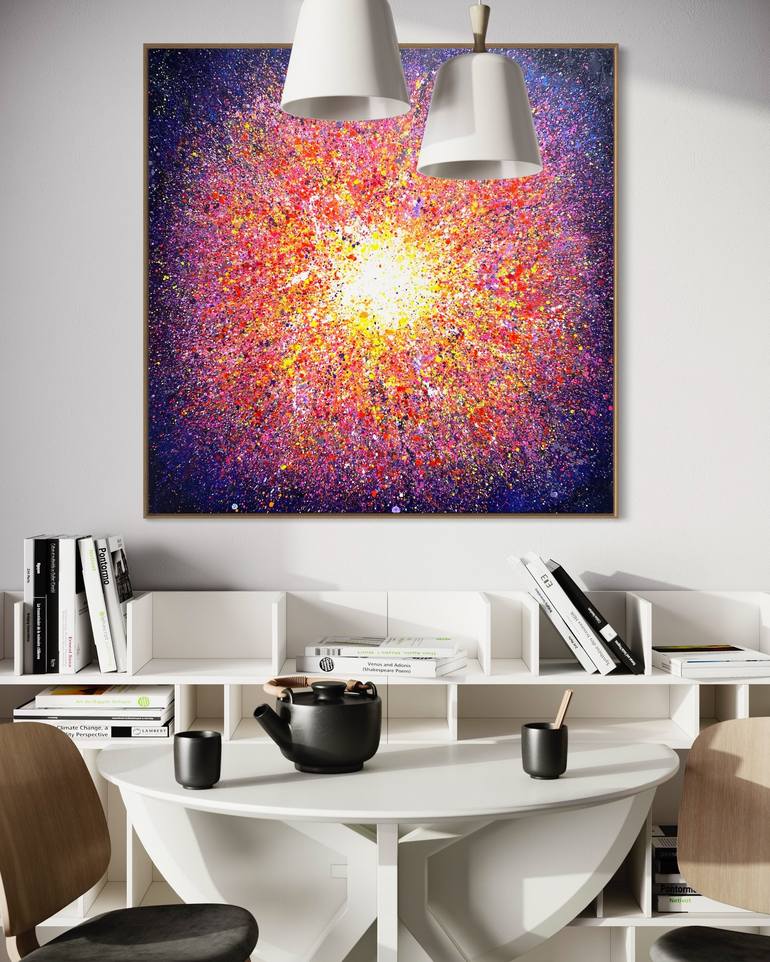Original Abstract Painting by Wagner Gaëlle