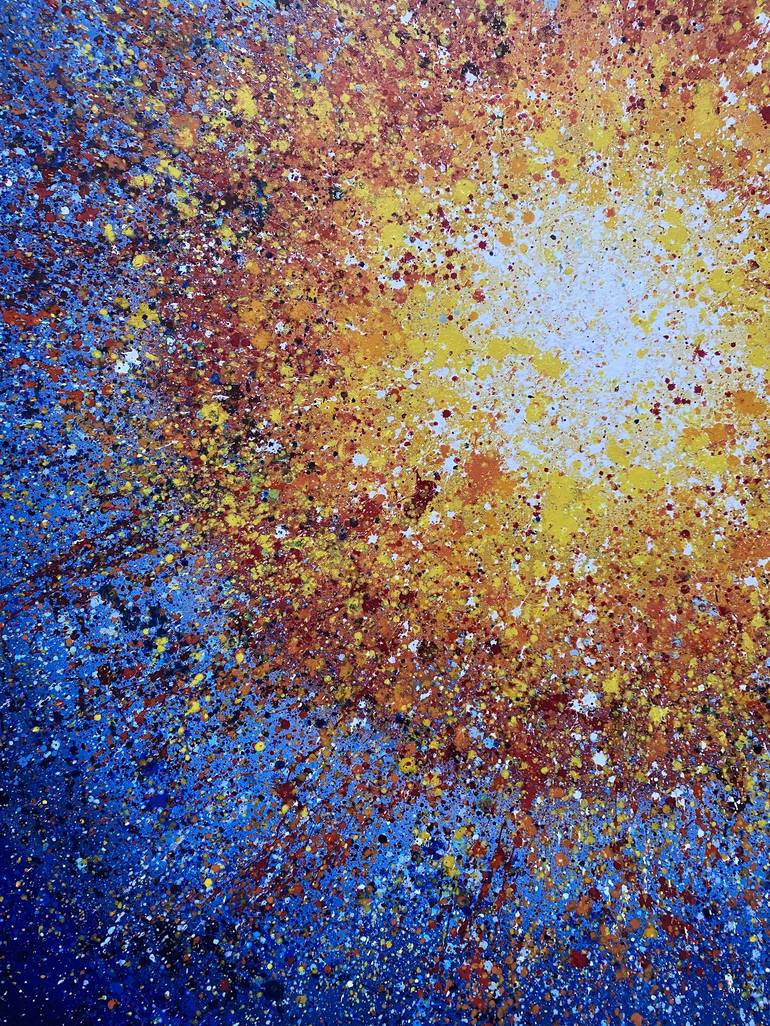 Original Abstract Painting by Wagner Gaëlle
