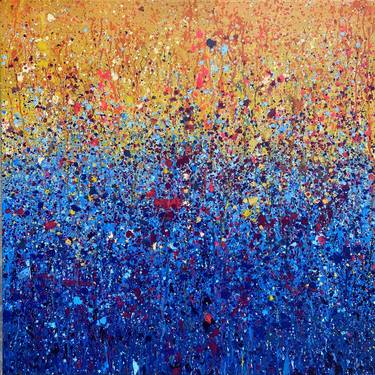 Original Abstract Expressionism Abstract Painting by Wagner Gaëlle