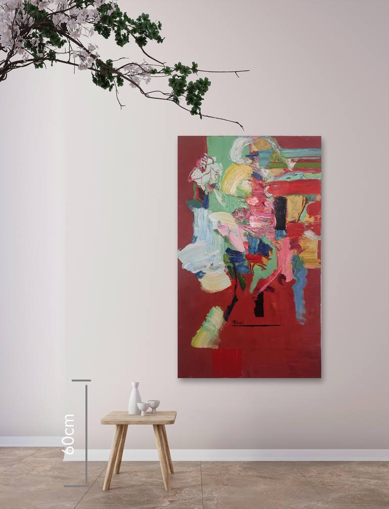 Original Abstract Expressionism Abstract Painting by 翼鸣 贾