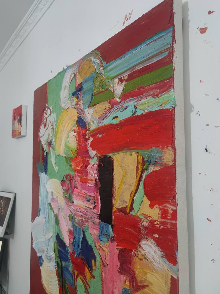 Original Abstract Expressionism Abstract Painting by 翼鸣 贾