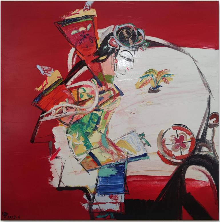 色.空006 Painting by 翼鸣 贾 | Saatchi Art Saudi Arabia