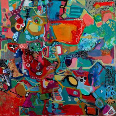 Original Abstract Paintings by Michal Rotman Laor