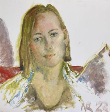 Print of Portrait Paintings by Natalia Rozenbaum