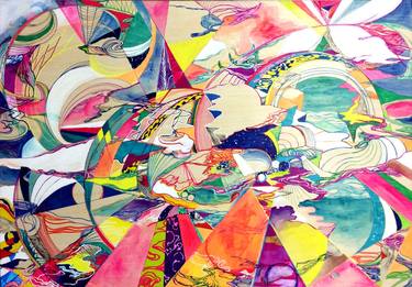 Original Abstract Drawings by kaori Kishi