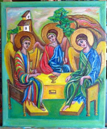 Original Fine Art Religion Paintings by Anastasia Malovana