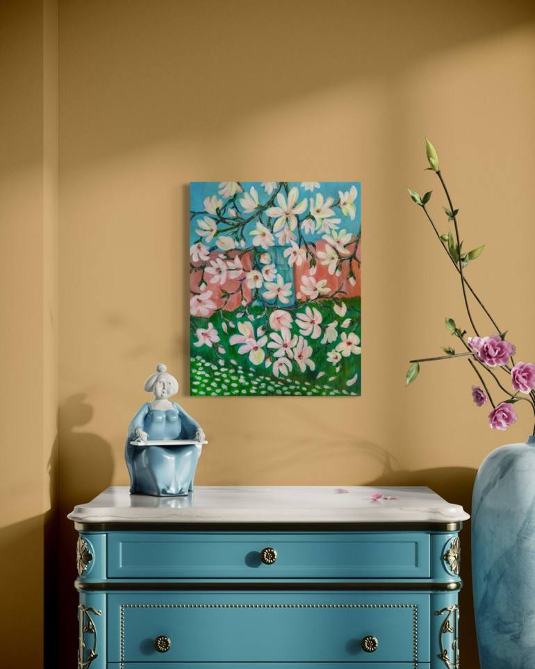 Original Contemporary Botanic Painting by Ana Malia