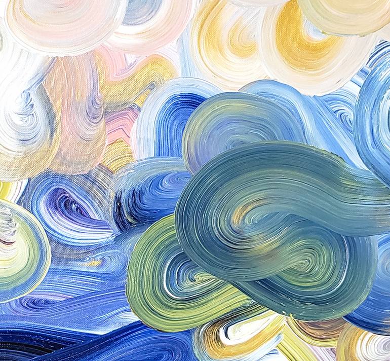 Original Abstract Painting by Jo Claire Hall
