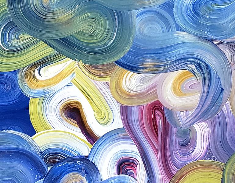 Original Abstract Painting by Jo Claire Hall