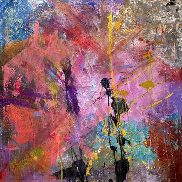 UNFATHOMABLE | One Of A Kind Mixed Media Abstract Artwork thumb