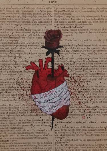 Original Love Mixed Media by Muhammad Zakria Arshaad