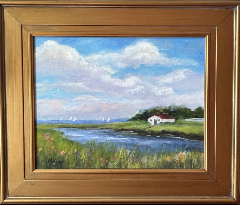 Original Contemporary Landscape Painting by Rose Marino