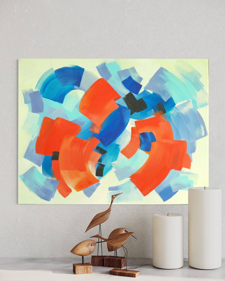 Original Abstract Painting by Maryna Karapetian