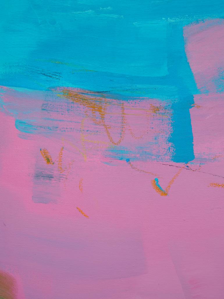 Original Abstract Landscape Painting by Maryna Karapetian