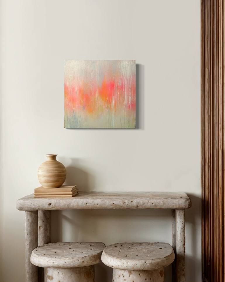 Original Abstract Landscape Painting by Agnieszka Lokaj