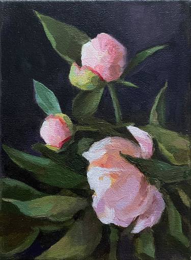 Original Impressionism Botanic Paintings by Larysa Lohachova