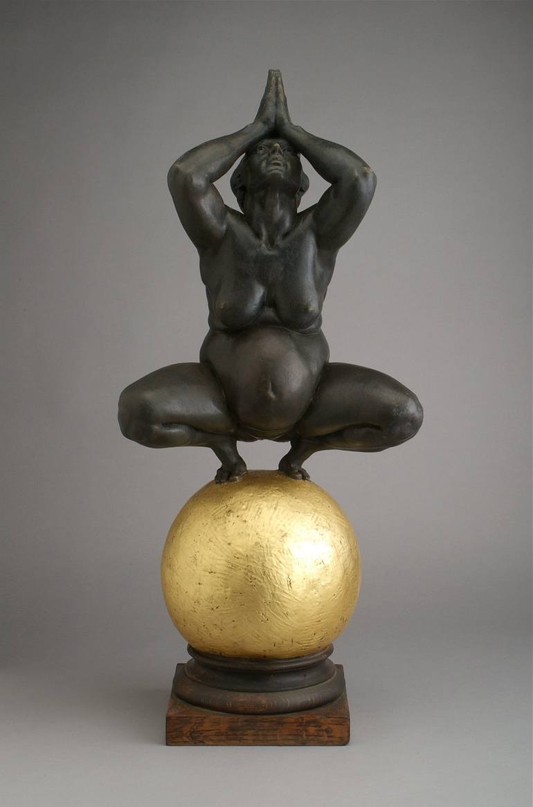 Original Contemporary Nude Sculpture by Kate Brockman FNSS