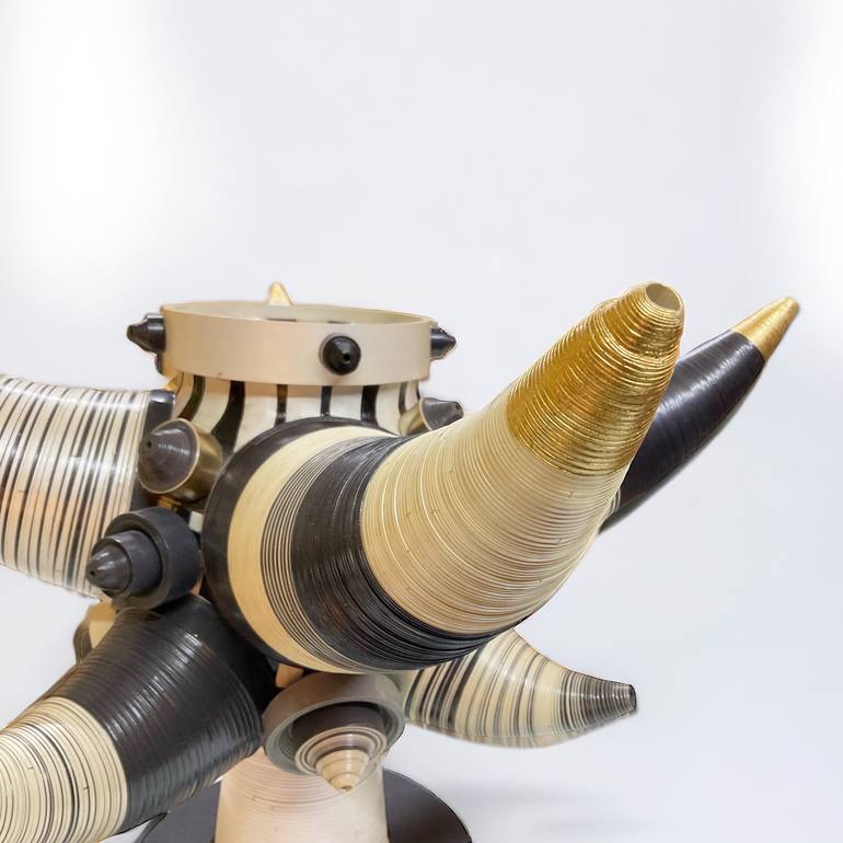 Original Folk Abstract Sculpture by Jesús Rentería