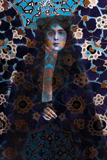 Print of Art Deco Women Digital by Nasser Palangi