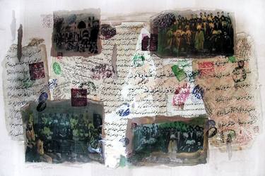 Original Contemporary People Collage by Nasser Palangi