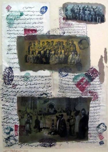 Print of Conceptual People Collage by Nasser Palangi