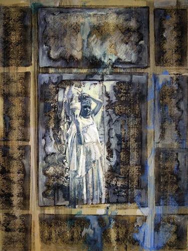 Print of Conceptual People Mixed Media by Nasser Palangi