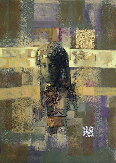 Print of Conceptual People Mixed Media by Nasser Palangi