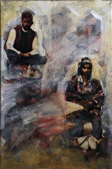 Print of People Mixed Media by Nasser Palangi