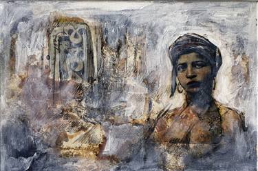 Print of Conceptual People Mixed Media by Nasser Palangi